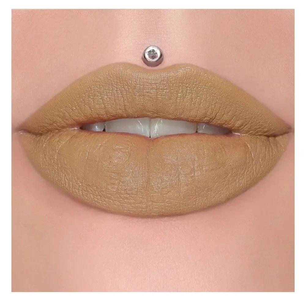 Jeffree Star Velvet‎ Trap Lipstick Unphazed Nude Olive New
